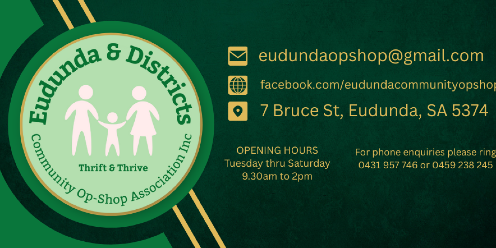 Eudunda community op shop